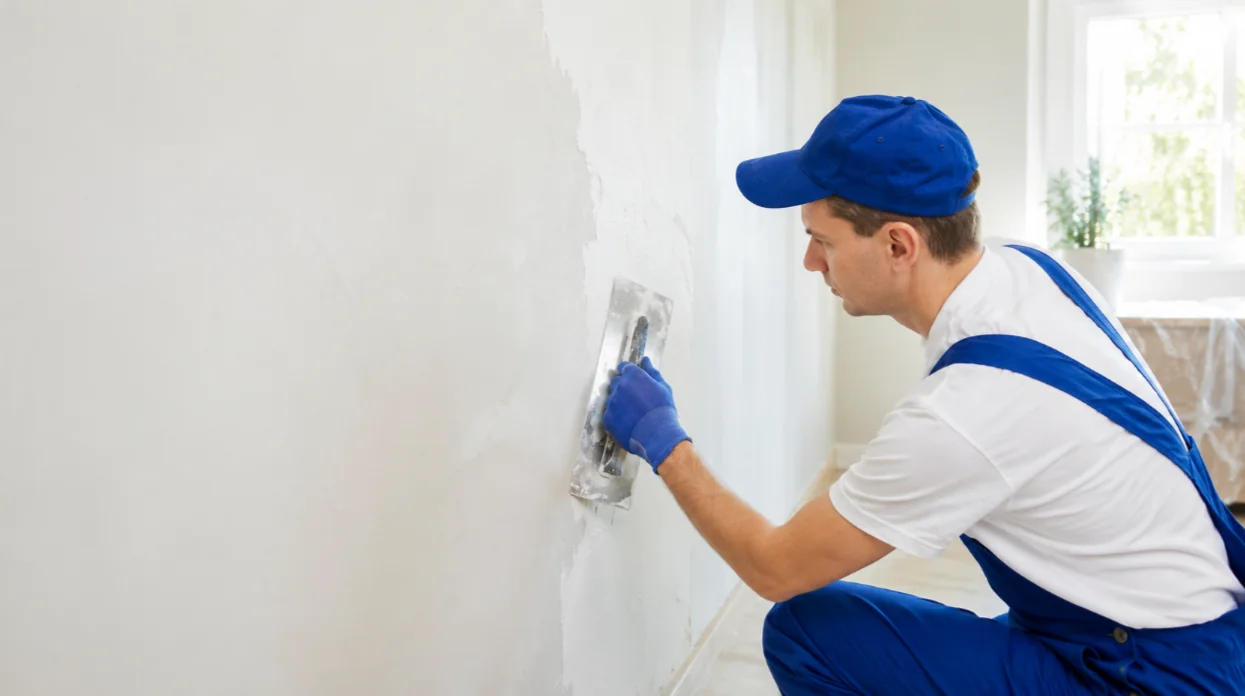 Handyman working in a Barcelona apartment